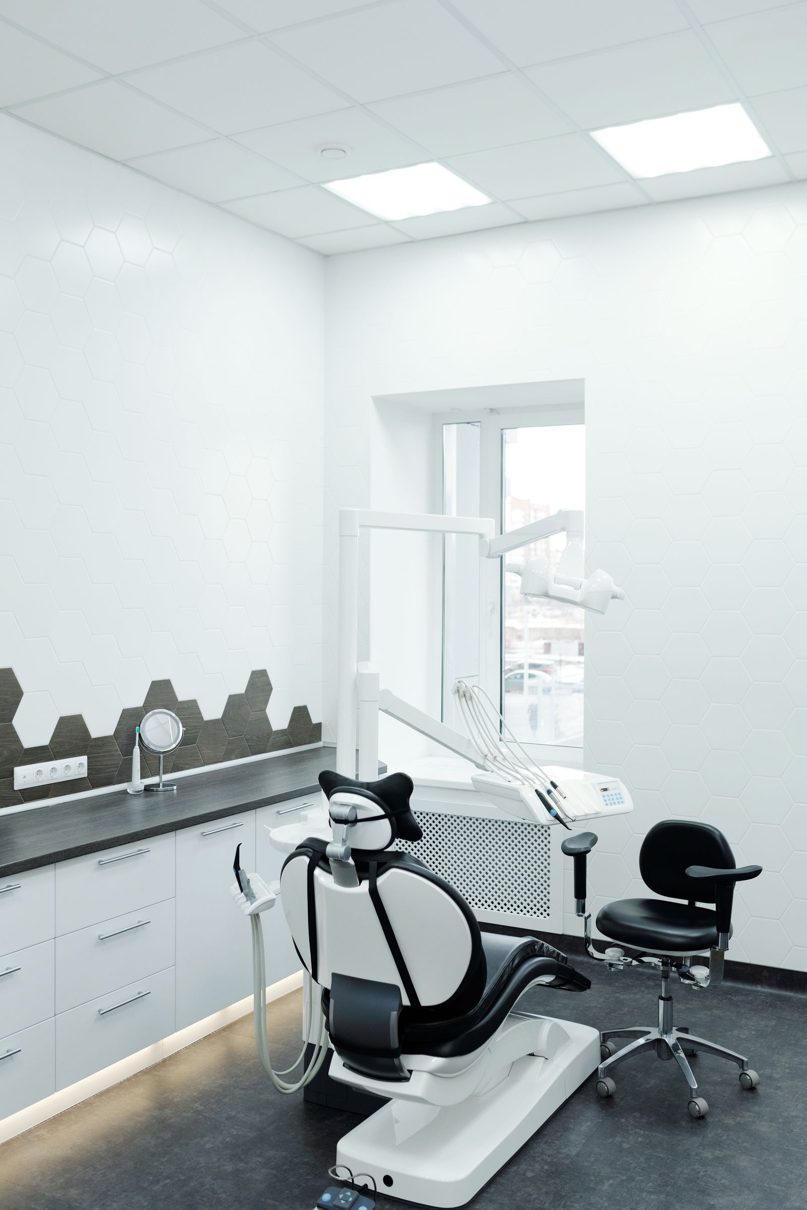 The surgical suite, set and ready