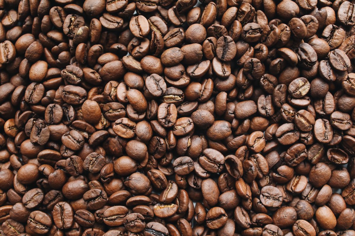 Roasted beans texture