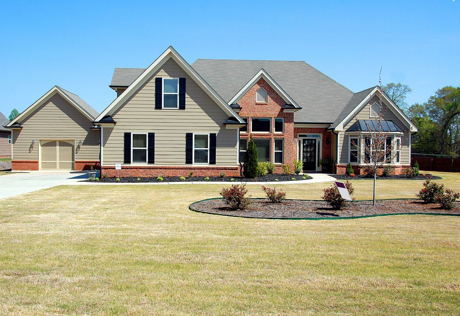 Modern grey home exterior