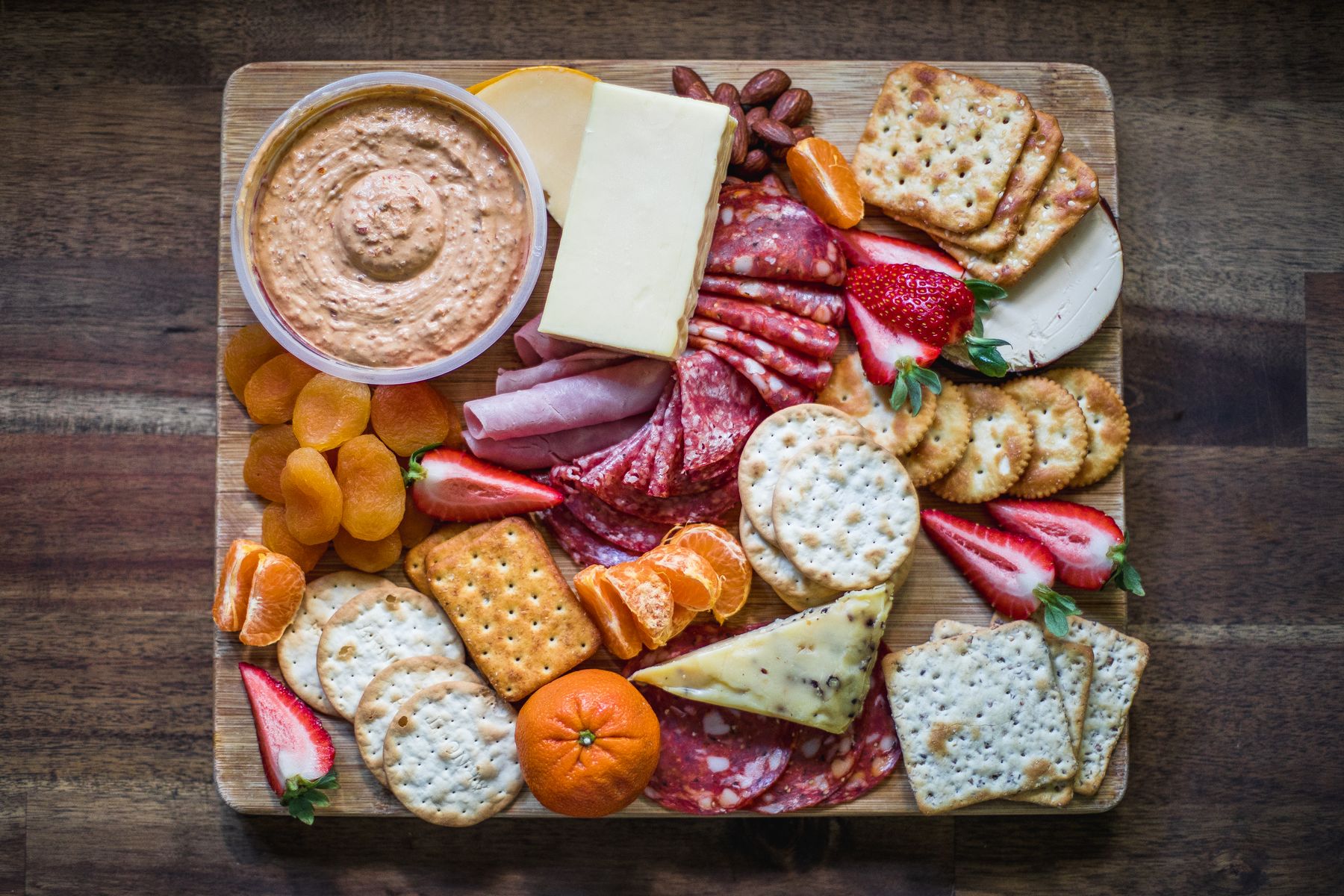 Abundant Italian charcuterie and cheese board