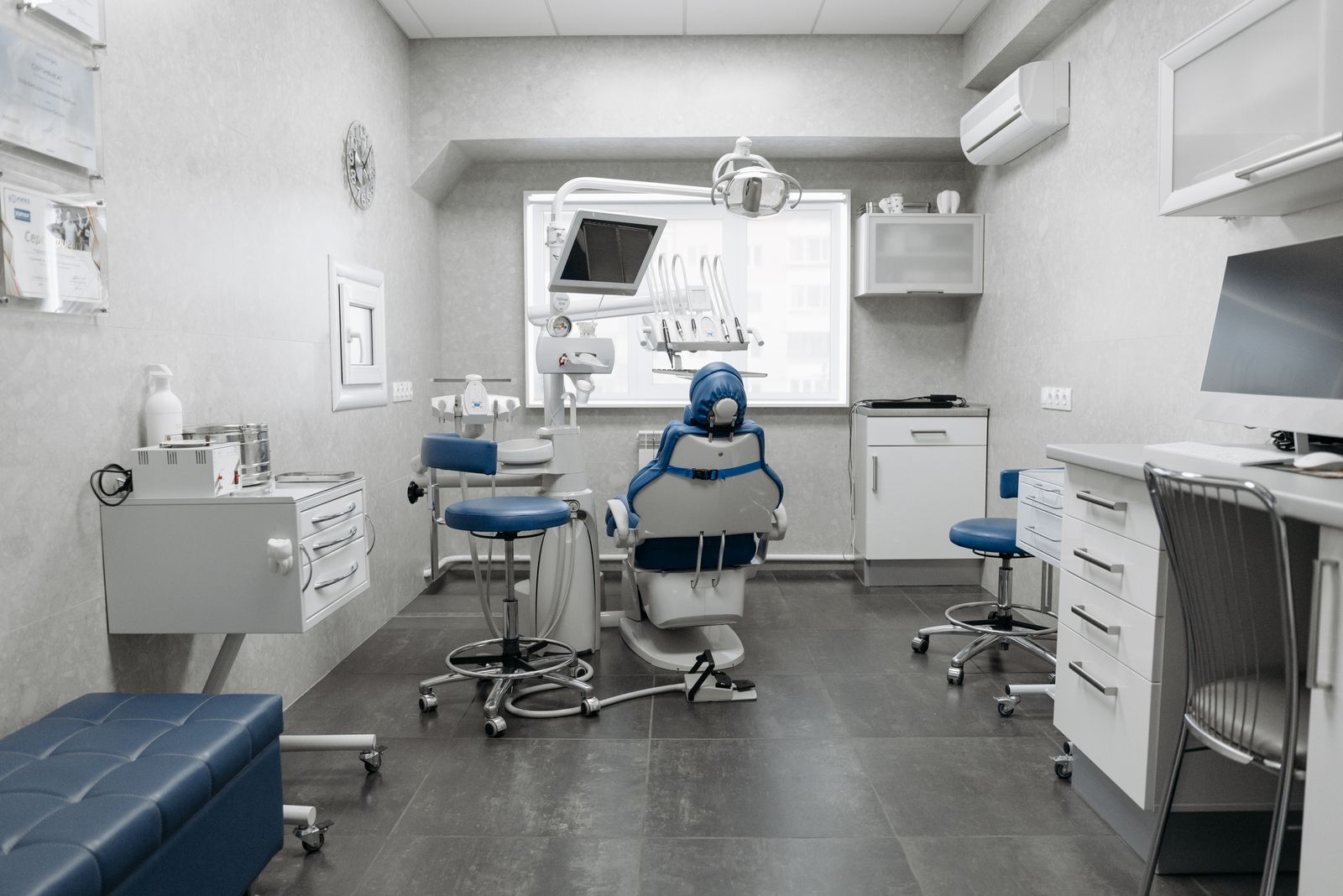 A bright, clean orthodontic operatory