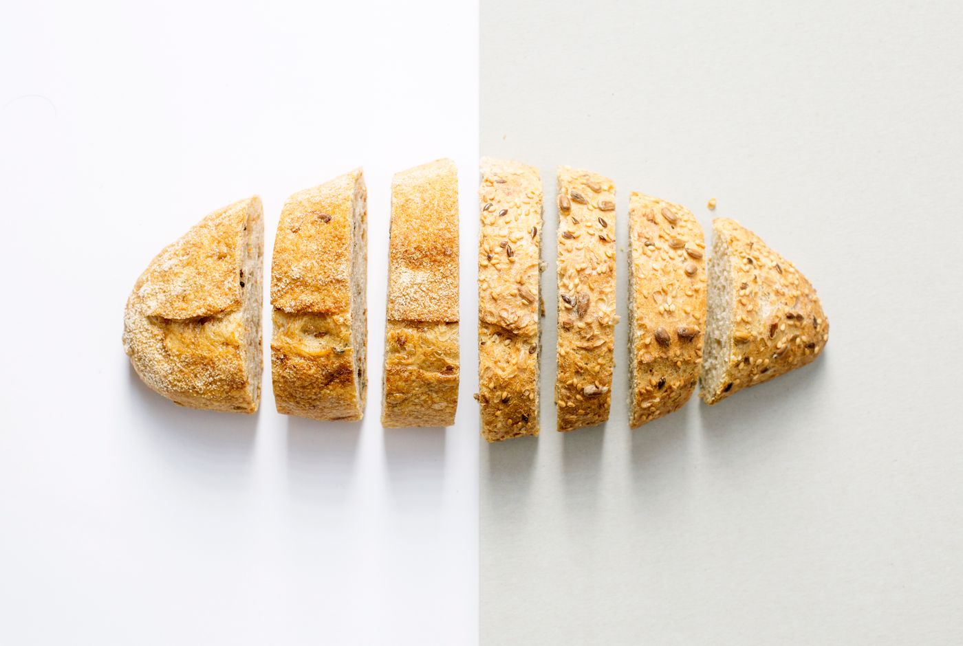 A sliced gluten-free loaf