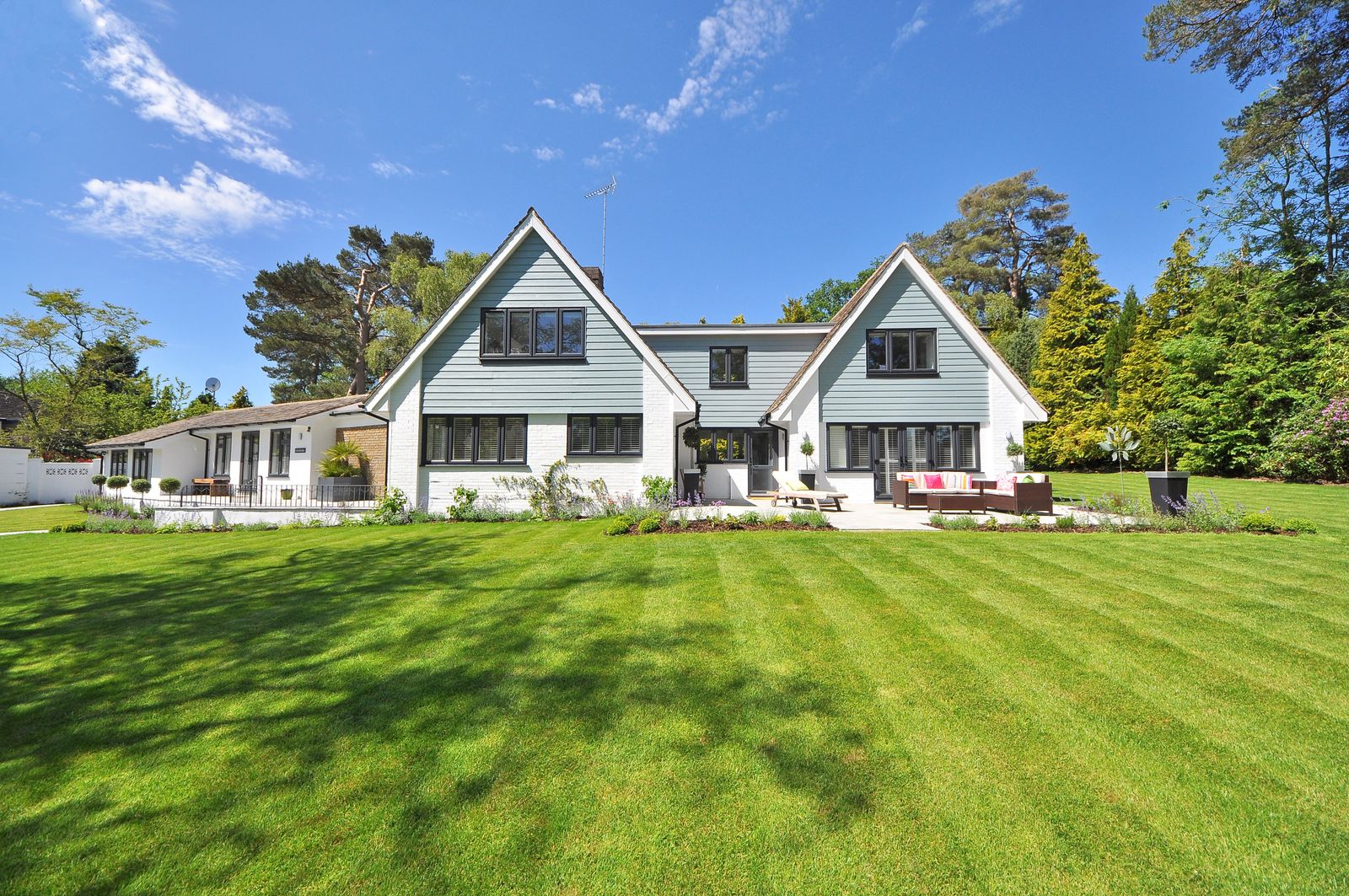 A residential property exterior