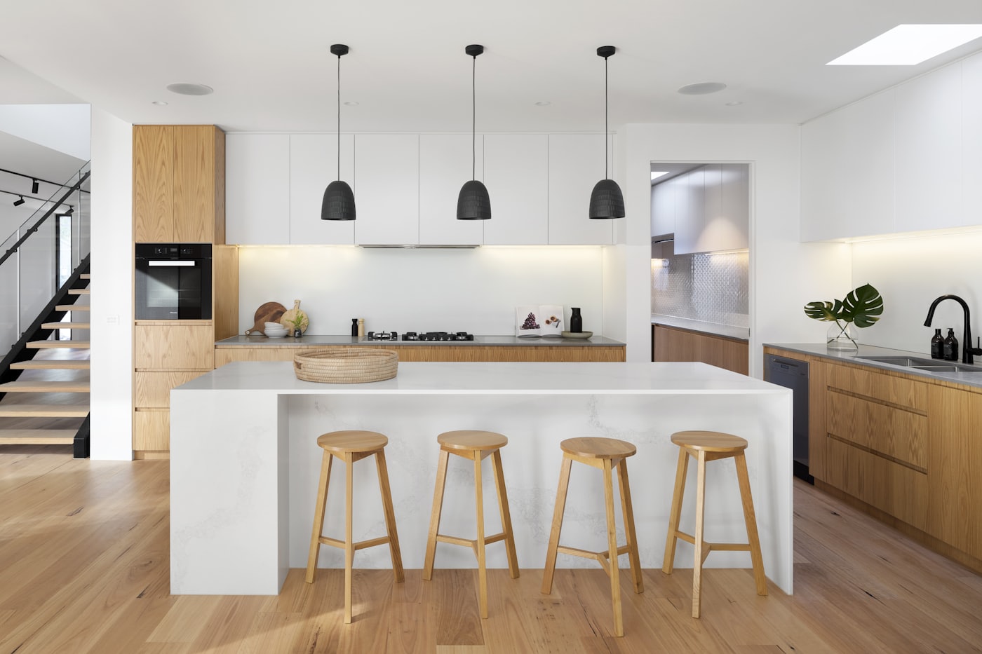 Clean, cleared interior space
