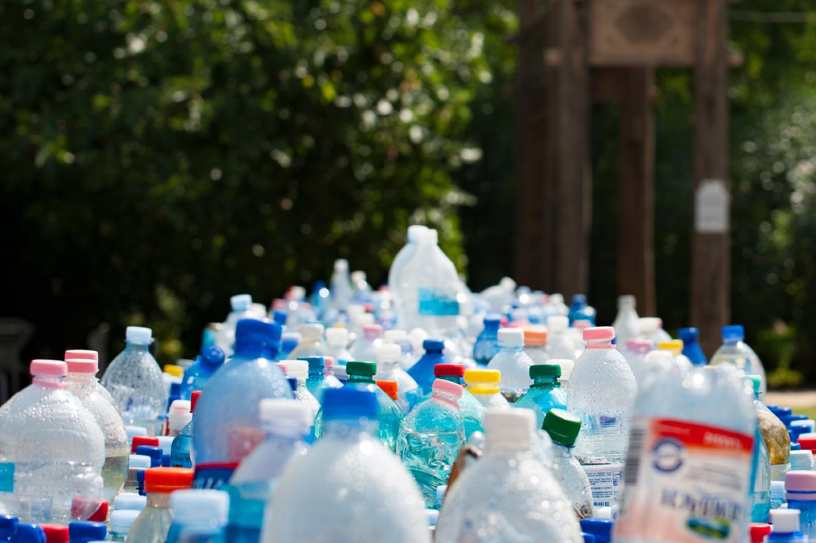 Sorted recyclables and scrap diverted from landfill