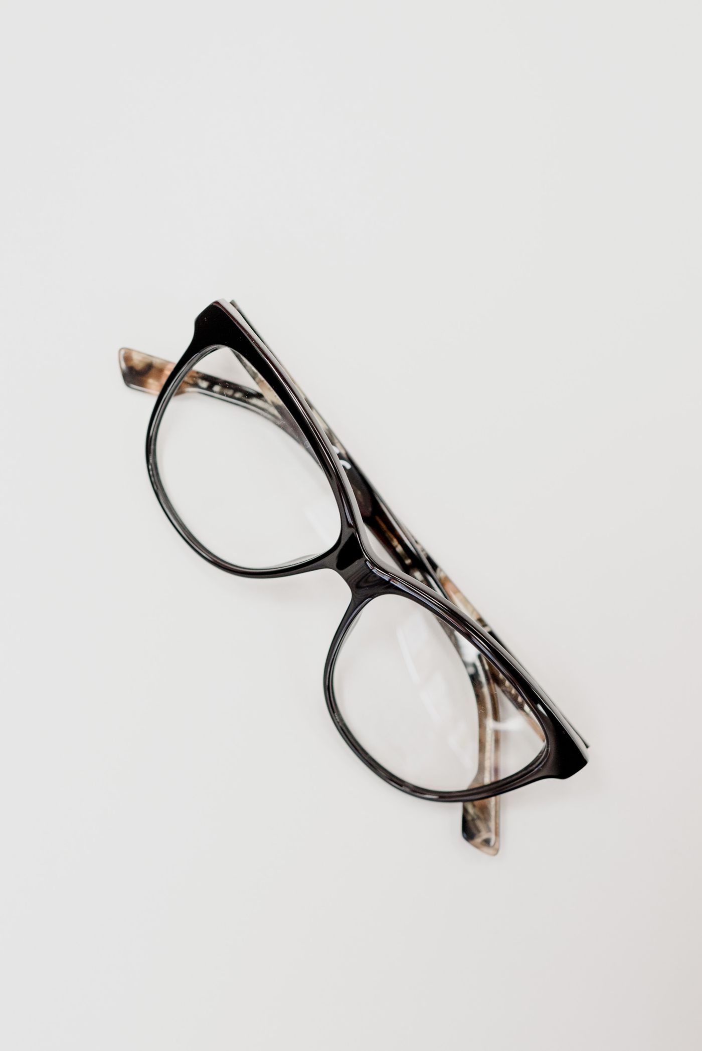 Eyeglass frames flat-lay