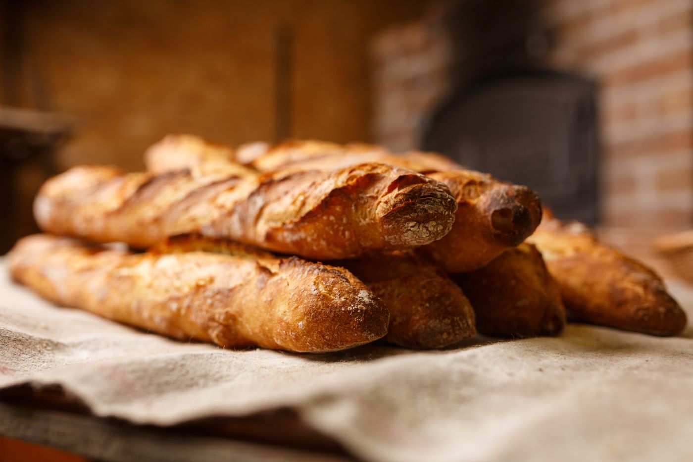Fresh croissants